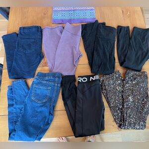 Girls size 8 pants bundle